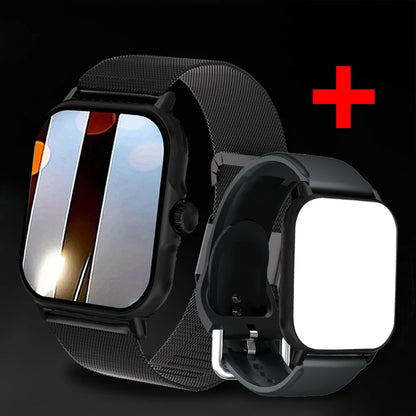 2024 New Smart Watch For Men Women  Full Touch Screen Sport Fitness Watches BT Call Digital Smartwatch Wristwatch