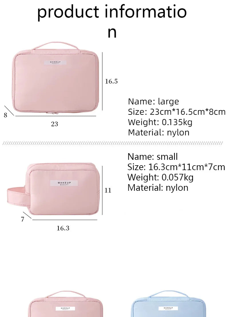 Ladies Portable CosmeticLarge-capacity Travel Washing Three-dimensional Makeup Storage Bag