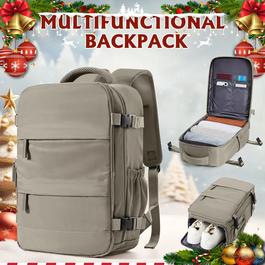 Business Laptop Backpack  Large Capacity Expanded  Cabin Airplane Travel Backpack 40x20x25, Women's Bag