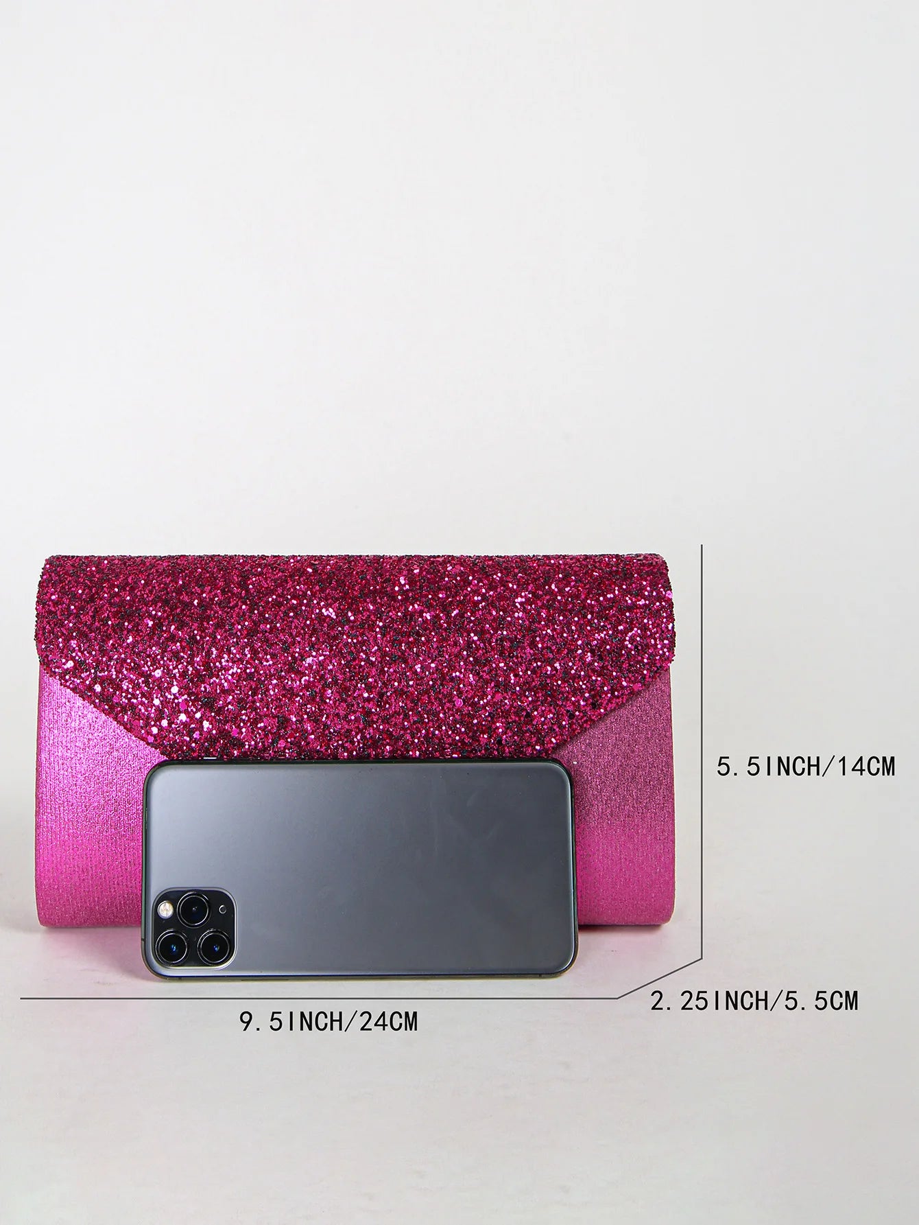 Women Evening Envelope Handbag Prom Sequin Clutch Purse chain Shoulder Cross Body Bag For Party