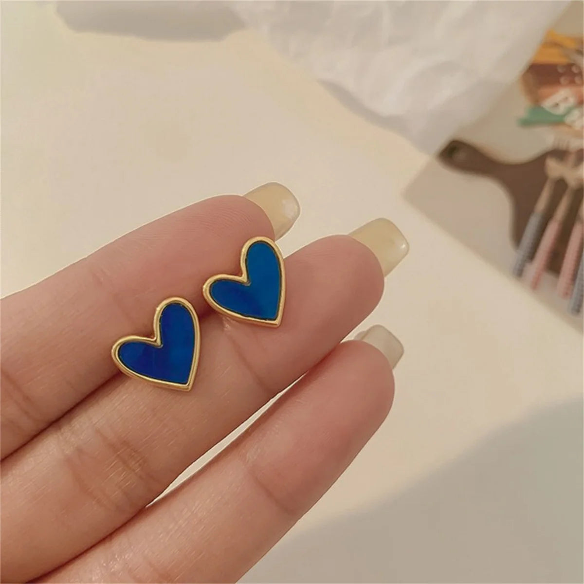 Cute Heart  Earrings