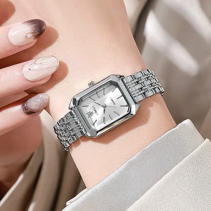 Fashion Women's Watch Casual Rectangle Dial Ladies Quartz Watches Clock