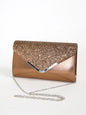 Women Evening Envelope Handbag Prom Sequin Clutch Purse chain Shoulder Cross Body Bag For Party