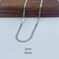 Minimalist Unisex Snake Chain Necklace Choker Stainless Steel Herringbone Gold Color Fashion Jewelry