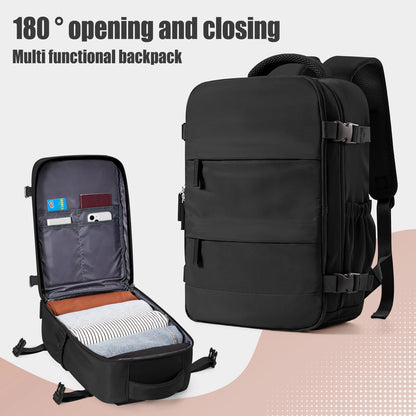 Business Laptop Backpack  Large Capacity Expanded  Cabin Airplane Travel Backpack 40x20x25, Women's Bag