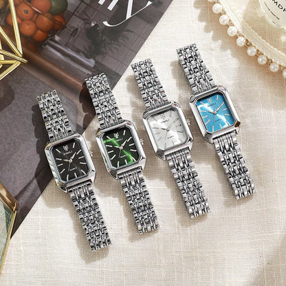 Fashion Women's Watch Casual Rectangle Dial Ladies Quartz Watches Clock