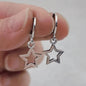 New Creative Star Hoop Earrings Fashion Simple Earrings Gifts for Women Cute Mini Little Star 20S Holiday Jewelry