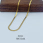 Minimalist Unisex Snake Chain Necklace Choker Stainless Steel Herringbone Gold Color Fashion Jewelry