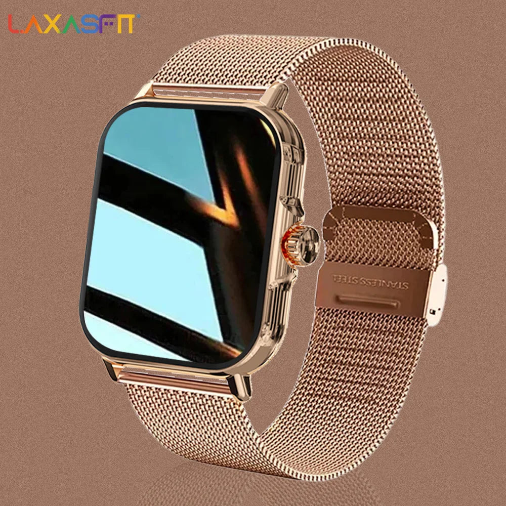 2024 New Smart Watch For Men Women  Full Touch Screen Sport Fitness Watches BT Call Digital Smartwatch Wristwatch