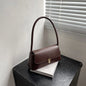 Women's Shoulder Bag Handbag Underarm Bag Fashion Simple Solid Color New Hand Shoulder Bag